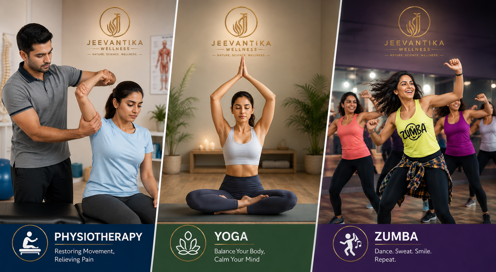 Physiotherapy, Yoga & Zumba